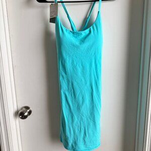 🌊 Halara SoftlyZero™ Plush EZPZ Active wear Dress – Aqua Blue, Size M 🌊